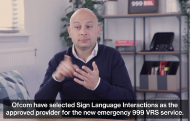 New Emergency 999 VRS Service
